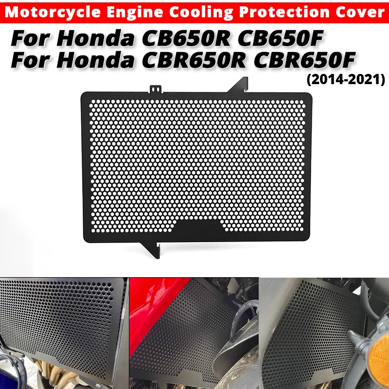 

For Honda CB650R CB650F CBR650R CBR650F 2014-2021 2015 2016 2017 Motorcycle Engine Cooling Protection Cover Slip on Honda CBR