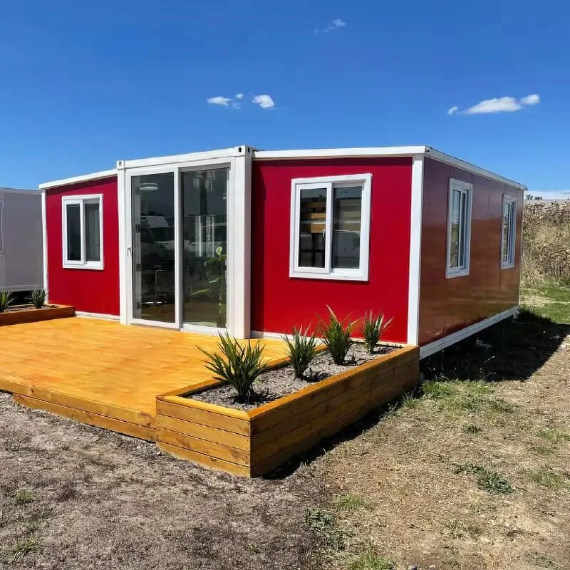 Modern Design Expandable Mobile Prefab 2 Bedroom Cabin Ready Made Container Tiny House