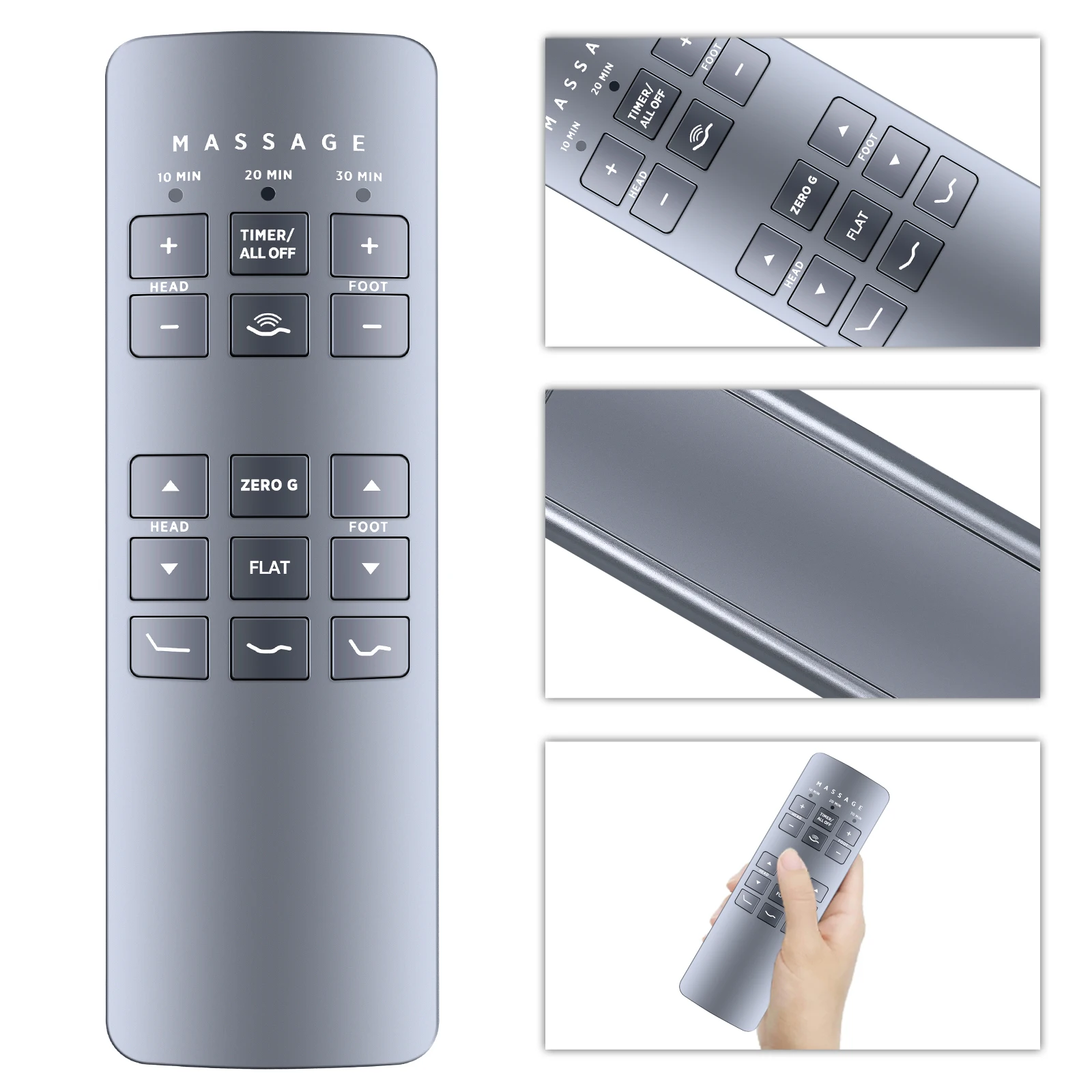 Nowy pilot do Serta Motion Perfect ll lll RF258C 77391 Regulowana podstawa