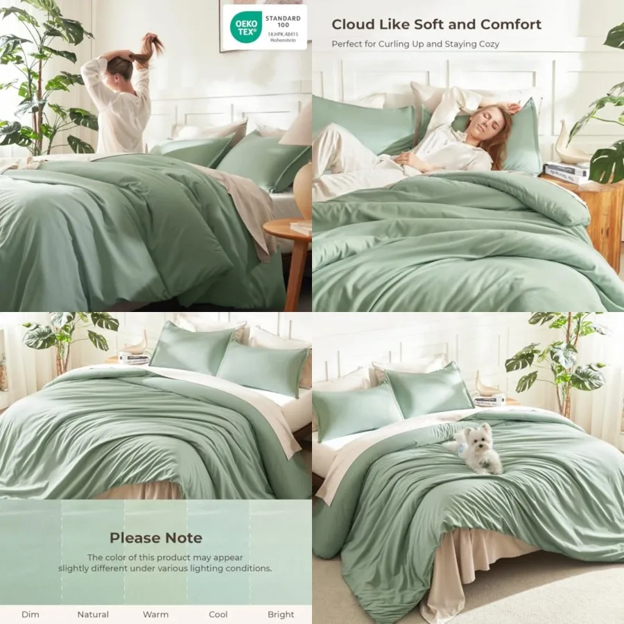 

Size Comforter Set, 3 Pieces Lightweight Solid Comforter Size, All Season Fluffy Down Alternative Comforter Bed Set Quilt Blank