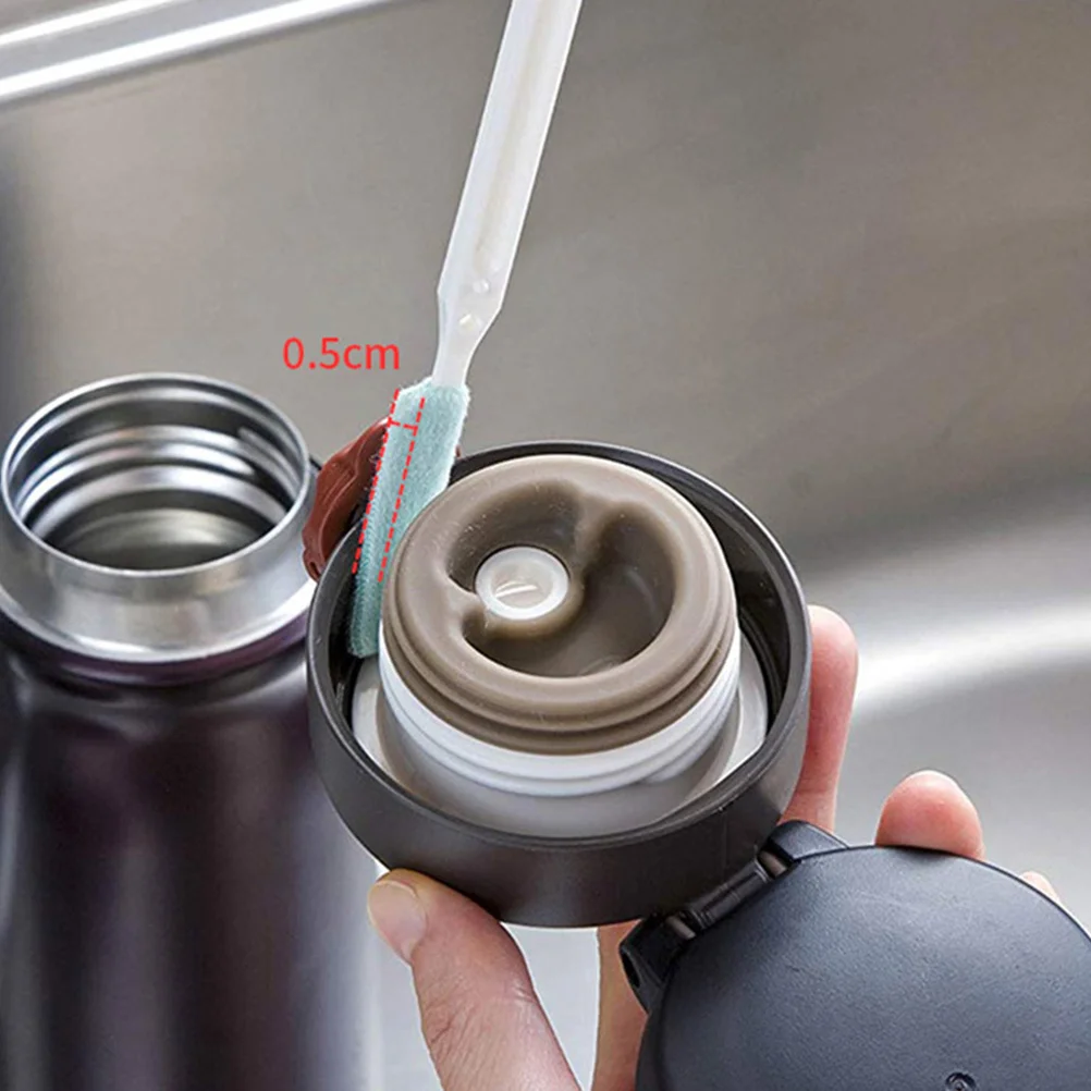 Juego de cepillos de limpieza de botellas, 16 Uds., multifuncional, seguro, portátil, para tapas de botellas, aire acondicionado, teclados, espacios pequeños