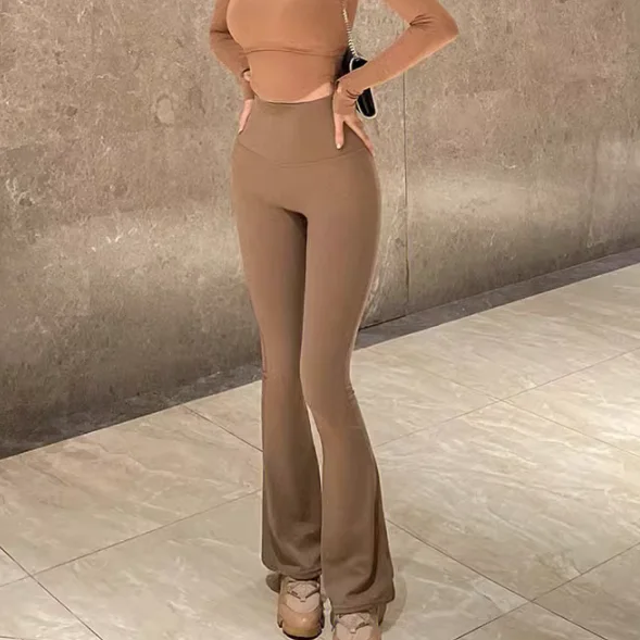 

Брюки для йоги с высокой талией, женские сексуальные брюки для фитнеса, верхняя одежда, длинные брюки с подтяжкой ягодиц, спортивные тренировочные брюки из полиэфирного волокна