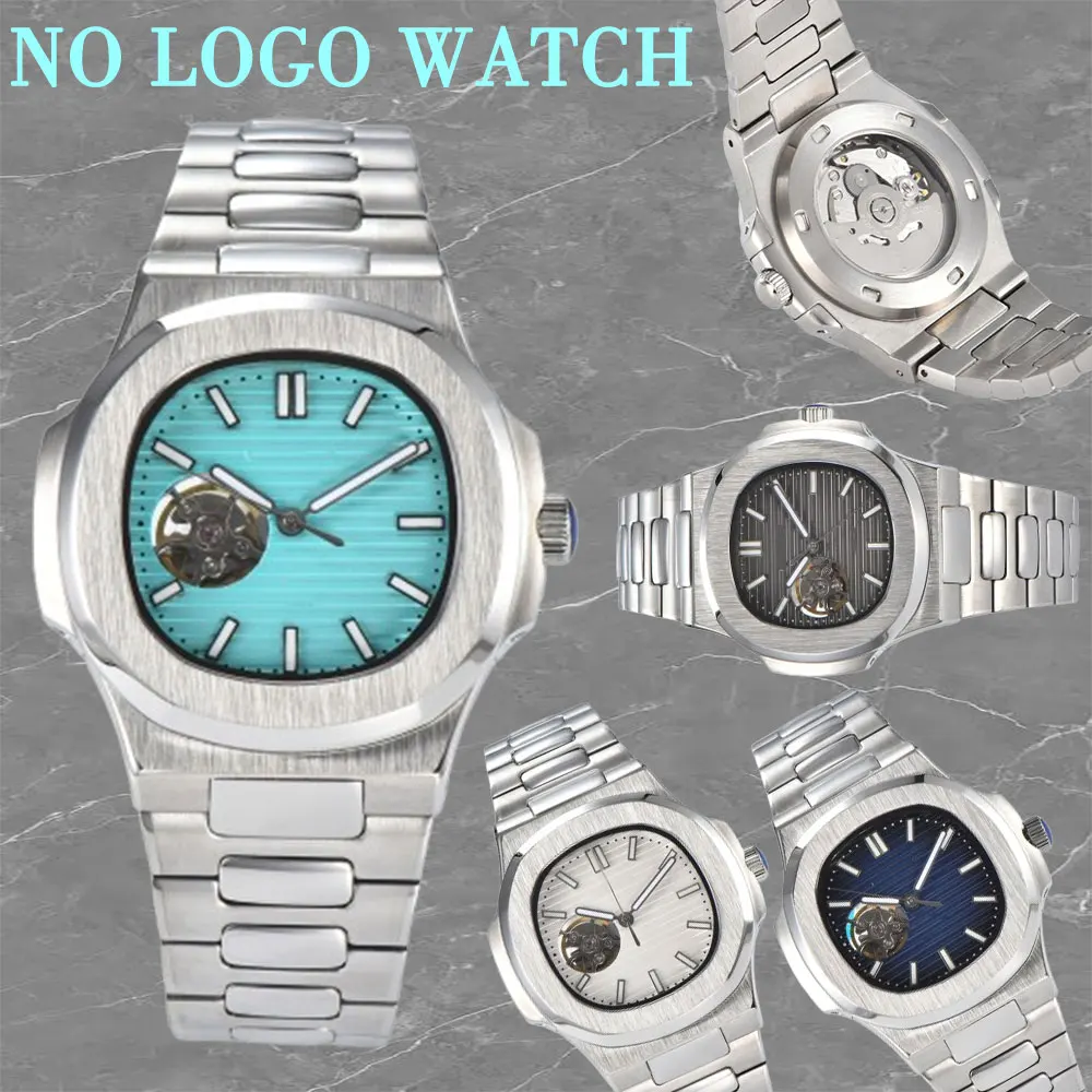 Luxury Men's Watch Automatic Mechanical Watch Transparent Backshell Sapphire Crystal Waterproof Luminous Customizable Watch