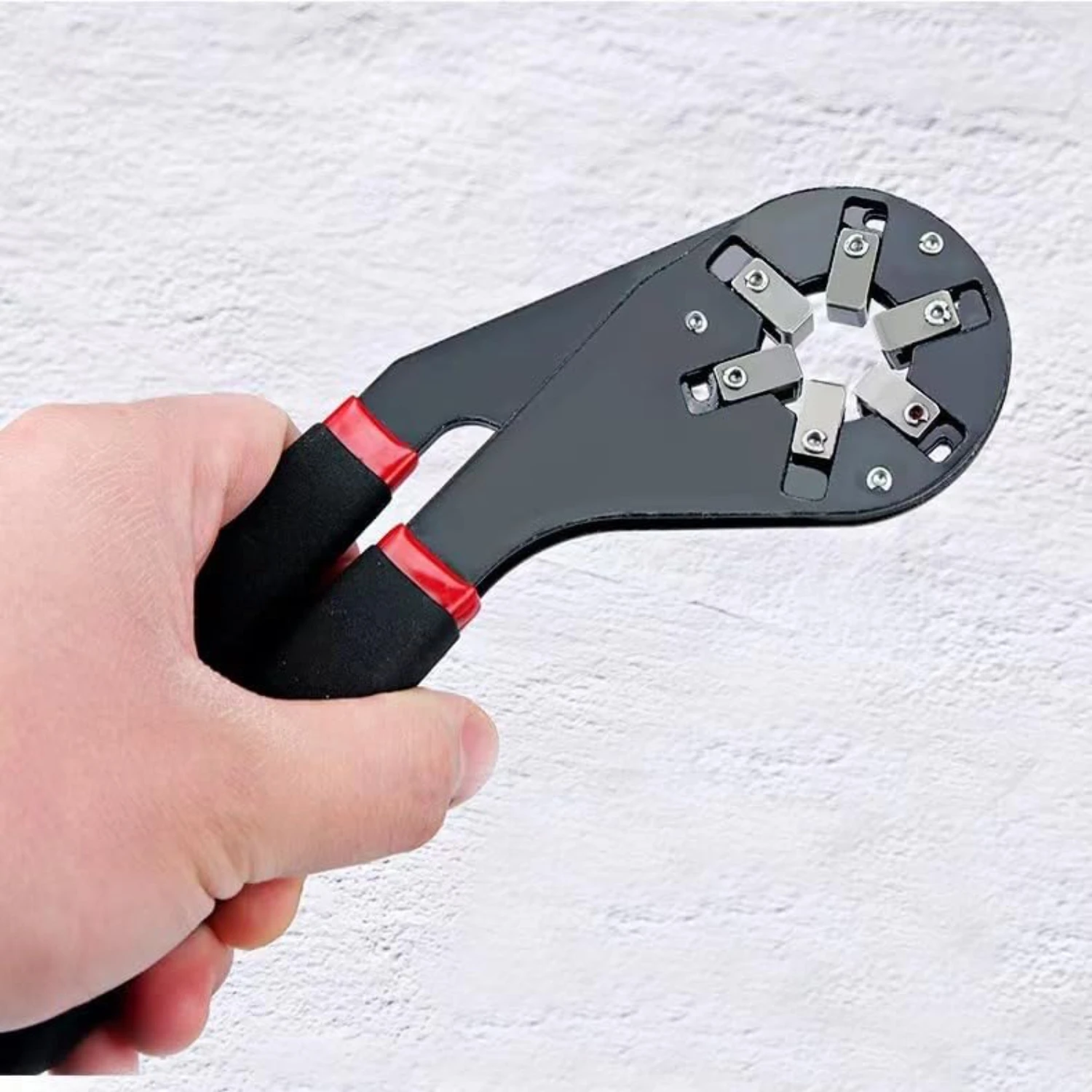 Chave ajustável cromada segura e versátil de 6 polegadas - perfeita para várias tarefas de manutenção de emergência durável, confiável a