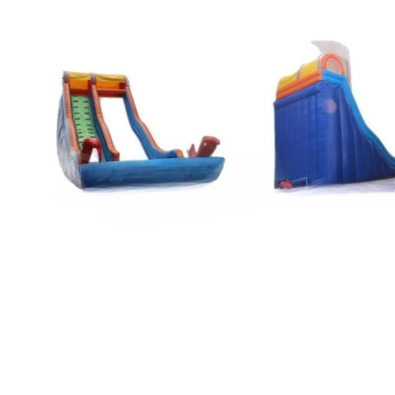 

Outdoor commercial grade adult inflatable trampoline large slide