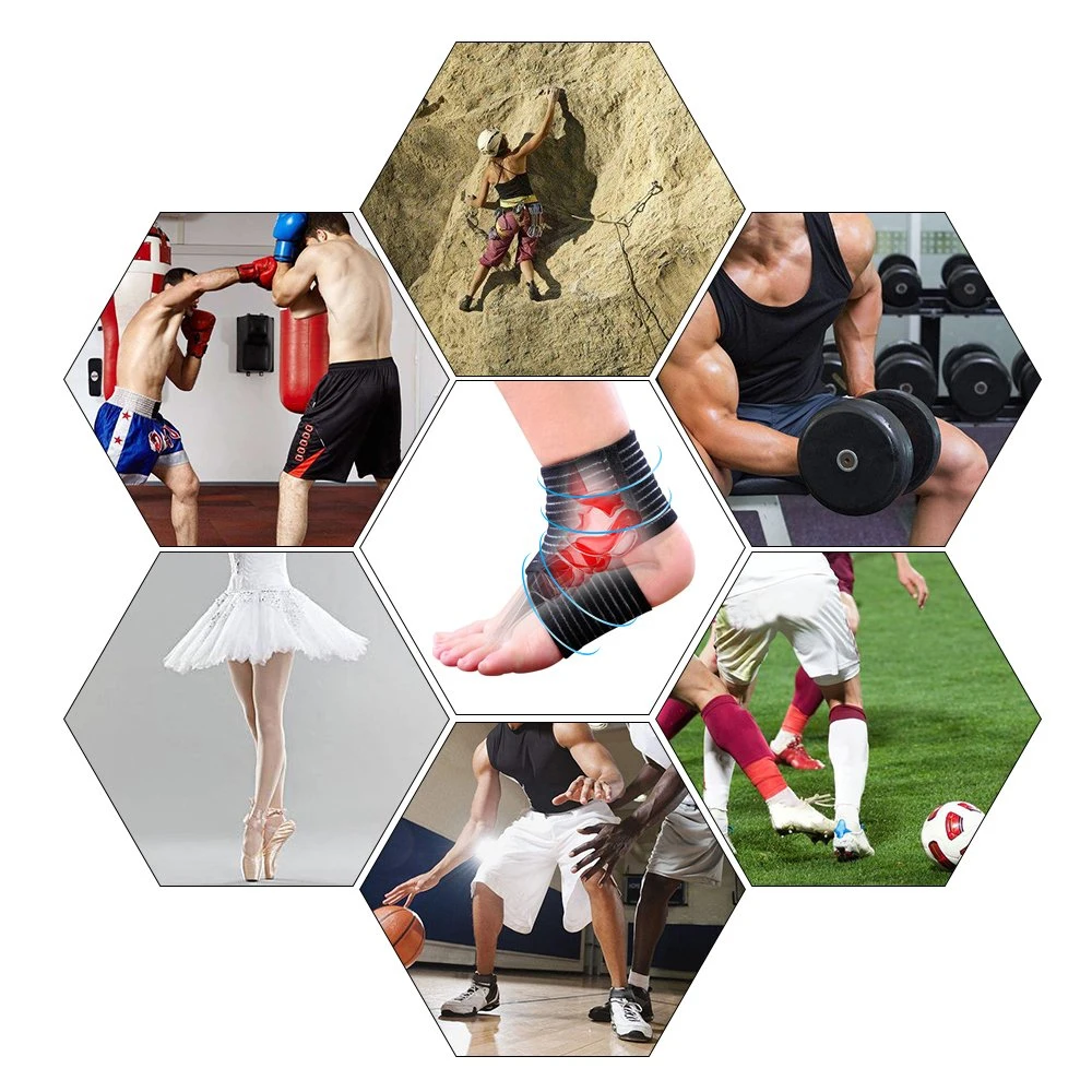 1Pcs 40-200cm Kompression Verband Schutz Knie Unterstützung Klammer Sport Elastische Ellenbogen Riemen Bein Bands Elast bandag Workout Wrap – Detail 16