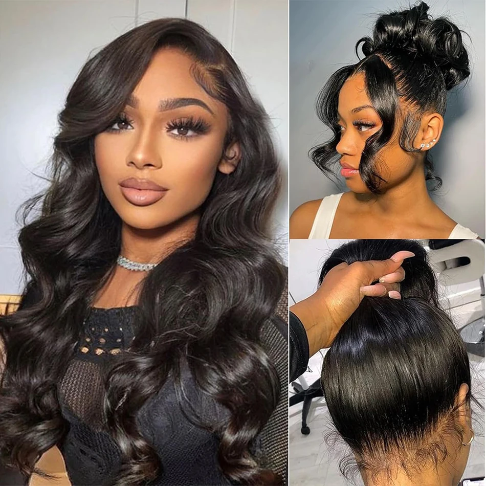 360 Full Lace Wig Transparent Body Wave Lace Frontal Wigs Human Hair Pre Plucked Brazilian Remy Hair Lace Front Wig For Women