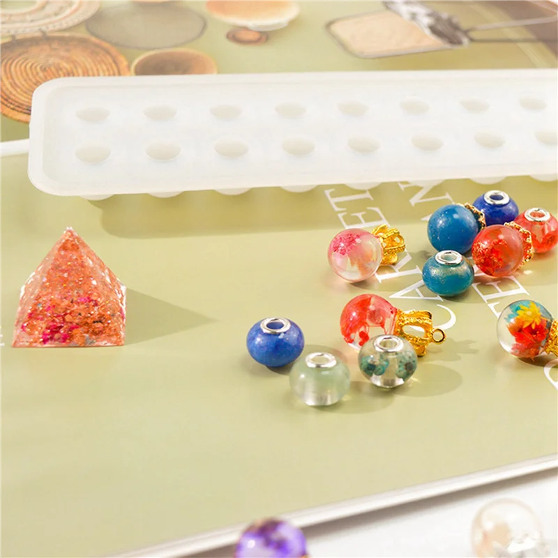 CYL-2X مجموعة قوالب السيليكون قالب قلادة ل عقد دي اي واي سوار صنع المجوهرات الحرفية-20 تجاويف #5