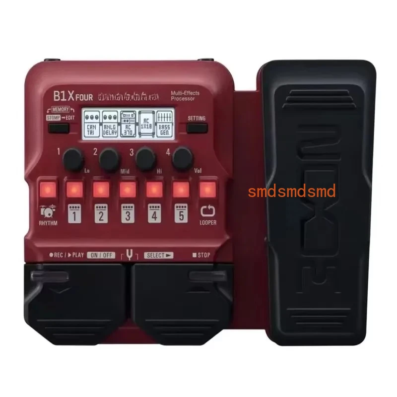 B1 FOUR B1X FOUR Bass Guitar Multi-Effects Processor with Expression Pedal