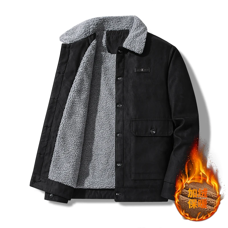 

Male Casual Solid Fashion Autumn Men Jackets Vintage Warm Parka Coats Outdoor Coat Men Autumn Outwear Classic Casual Jacket Men