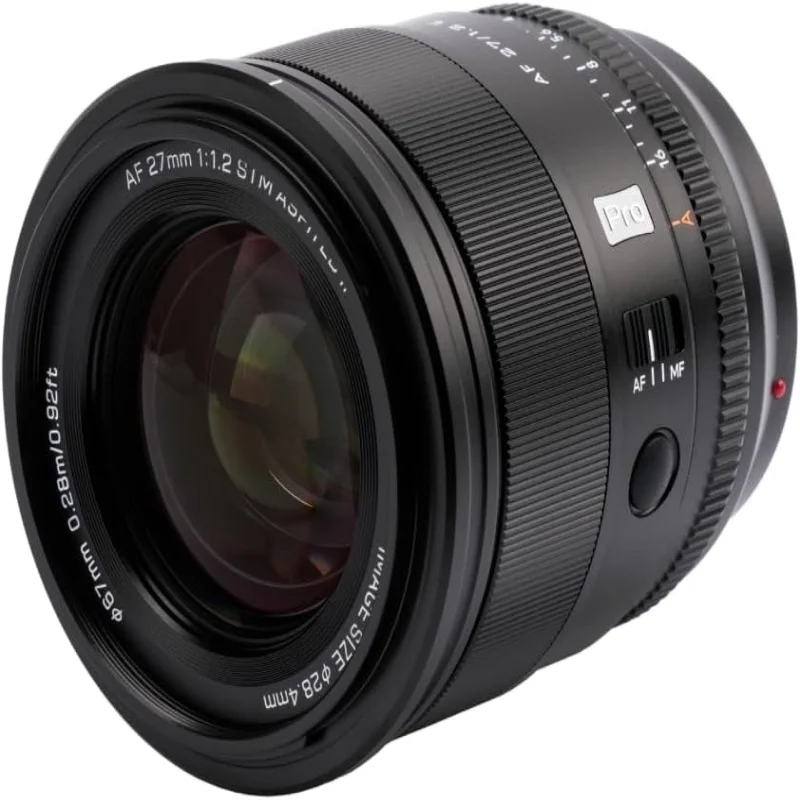 Viltrox 27mm F1.2 Pro Autofocus Lens, Compatible with Sony E-Mount Mirrorless Cameras A6700 A6000 A6400 ZV-E10 FX30 A6300 A6500