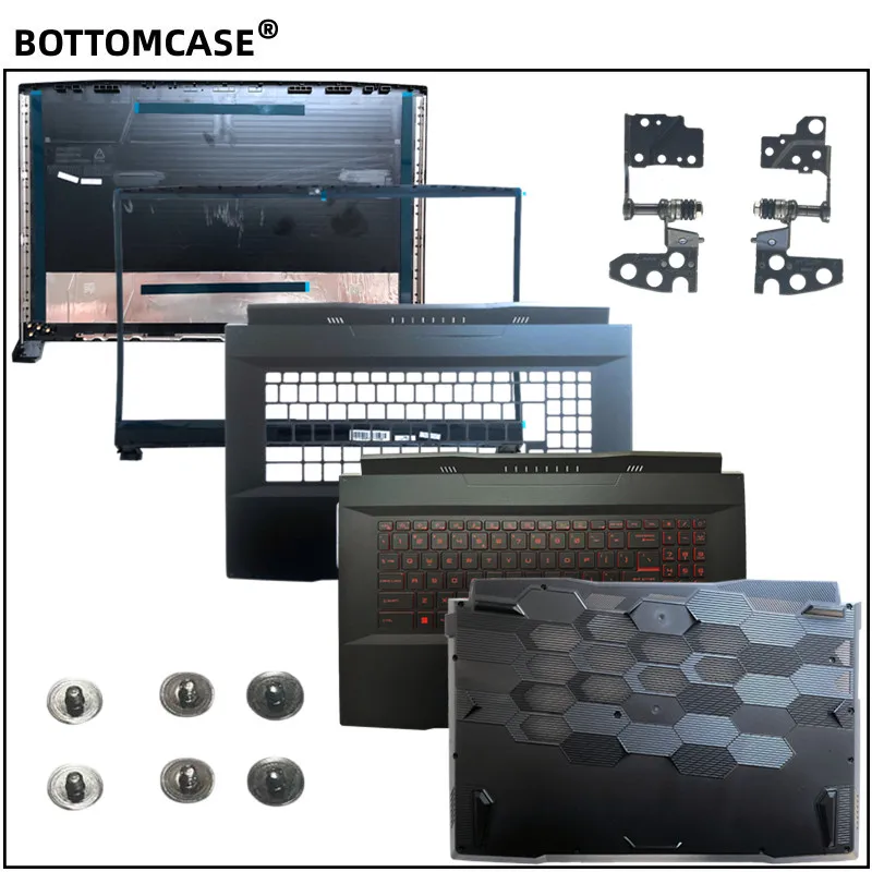 

New For BOTTOMCASE®Katana GF76 MS-17L1 17L2 17L3 17L4 Laptop LCD Back Cover/Front Bezel/Palm rest/Bottom Base/Hinge