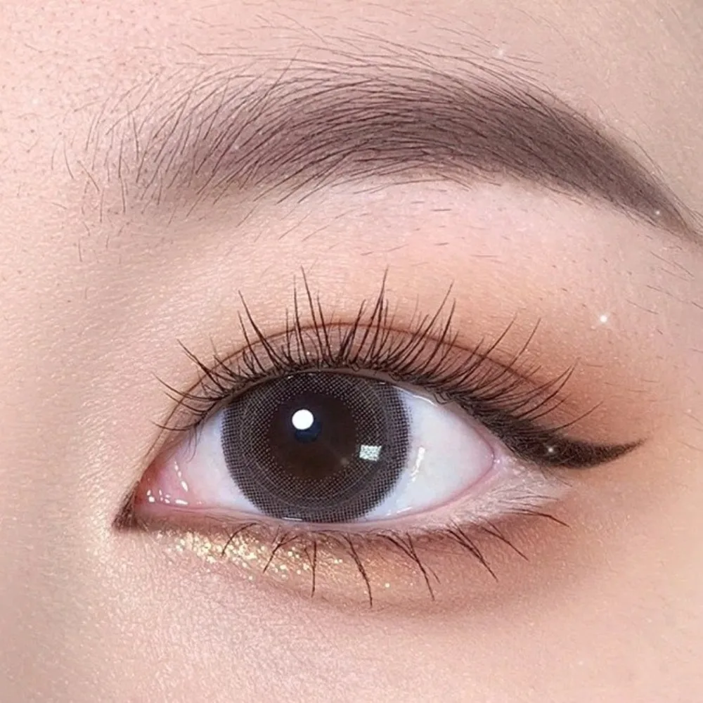 بزاوية 120 °   فرشاة رموش بزاوية قابلة للطي، شعيرات ناعمة، فرشاة مروحة ماسكارا احترافية ذات تأثير طبيعي