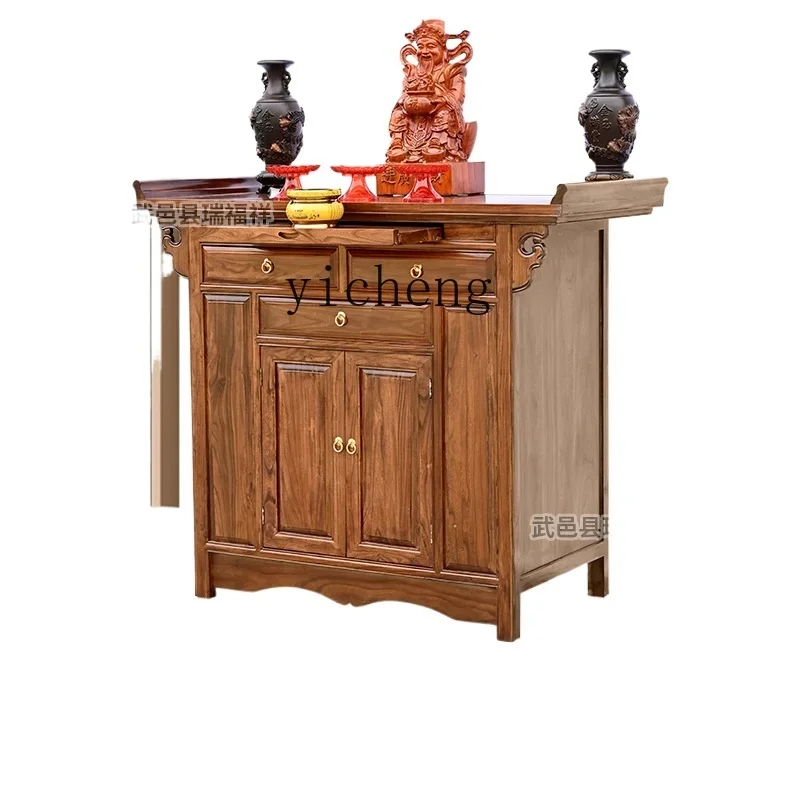 

XL new Chinese-style table incense case household Buddhist platform, Shentai Buddhist cabinet, God of Wealth cabinet,