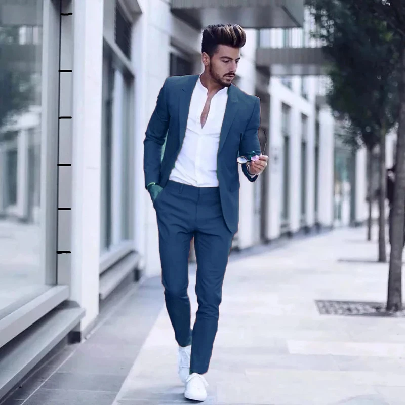 Hồng Nam Bộ Quần Áo Cưới 2 Cái Trang Phục Homme Cưới Chú Rể Tuxedos Phù Rể Kinh Doanh Vũ Hội Phù Hợp Với Mỏng Phù Hợp Với Áo Quần