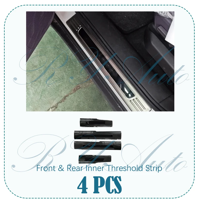Auto Instaplijsten Strips Voor Leapmotor C10 2024 2025 2026 Rvs Drempel Decoratie Anti-Stampede Pasta Auto accessoires