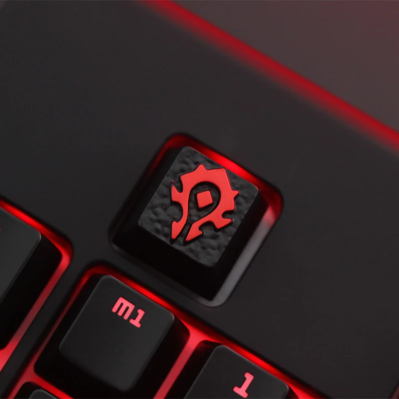 Keystone Artisan Keycap for Mechanical Keyboard WOW World of Warcraft  Game Theme Zinc Aluminum Alloy Personalized Game PC