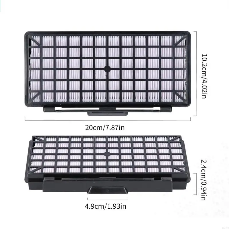 حزمة D0AB من 2 مرشحات بلاستيكية تنظيف الأرضية مرشح مرشح المكنسة الكهربائية