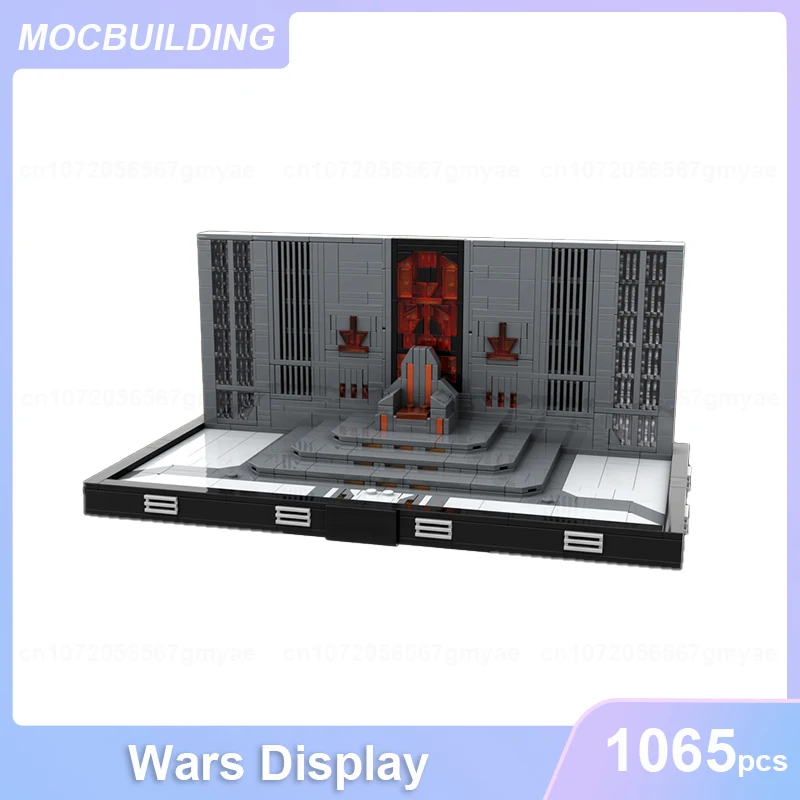 Space Display Model MOC Building Blocks DIY Assemble Bricks Architecture Educational Creative Collection Xmas Toys Gifts 1065PCS