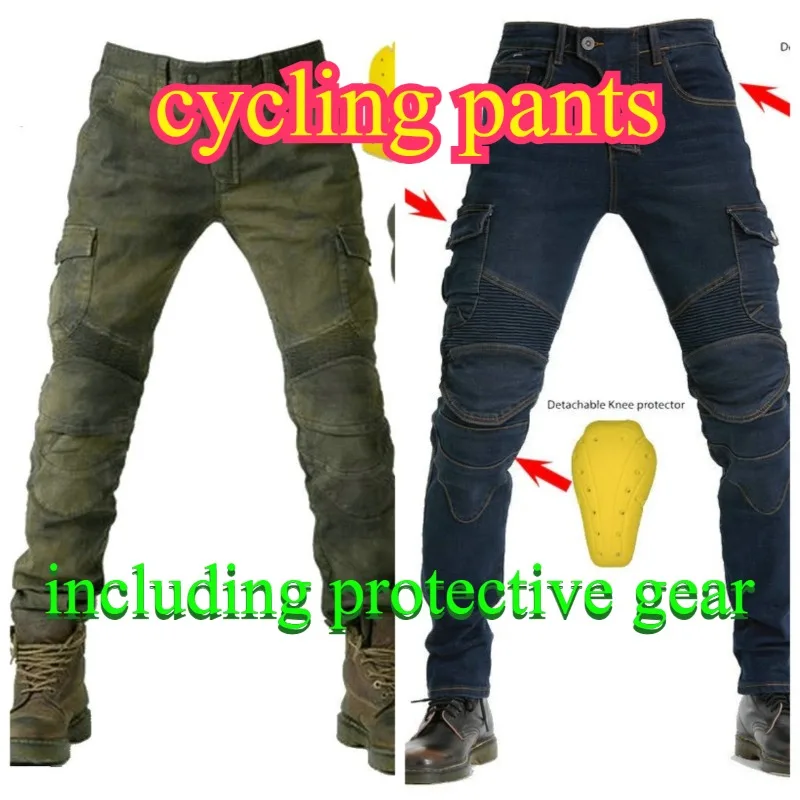 

New Motorcycle Riding Jeans, Racing Pants, Protective Gear, Anti-drop Cycling Pants, Knight Pants.