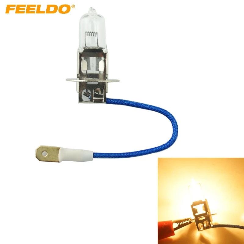 1PC Warm White DC 24V H3 100W Halogen Bulb Truck Bus Headlight Foglight Driving Lamp 3000K