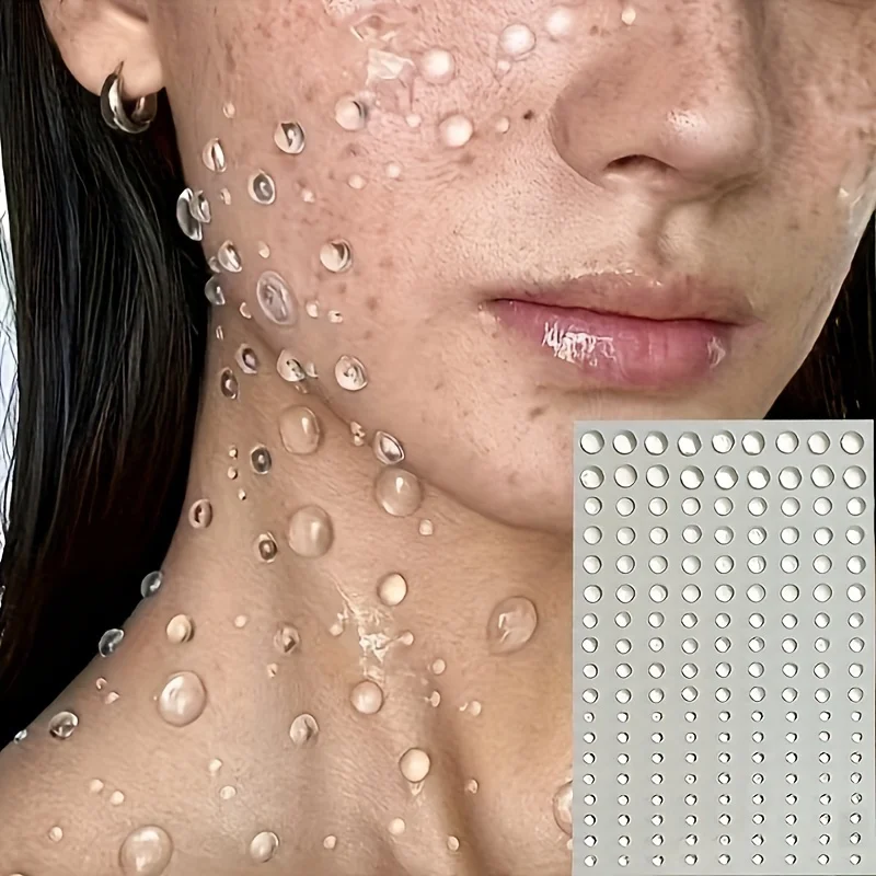 3D Augen Gesicht Make-up Temporäre Tattoo Selbstklebende klare Wasser Tropfen Aufkleber Festival Körper Kunst Dekorationen Nail Art Zubehör