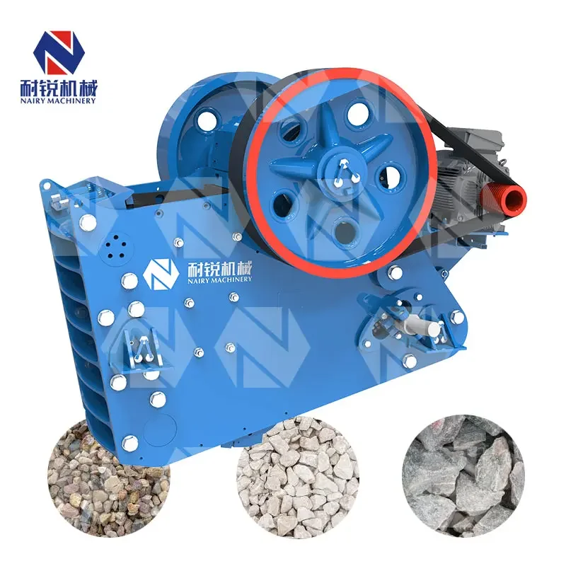 50t/h Hard Rock Aggregates Gravel Crushing Machine Price Quarry Ore Stone Limestone Jaw Crusher With Conveyor