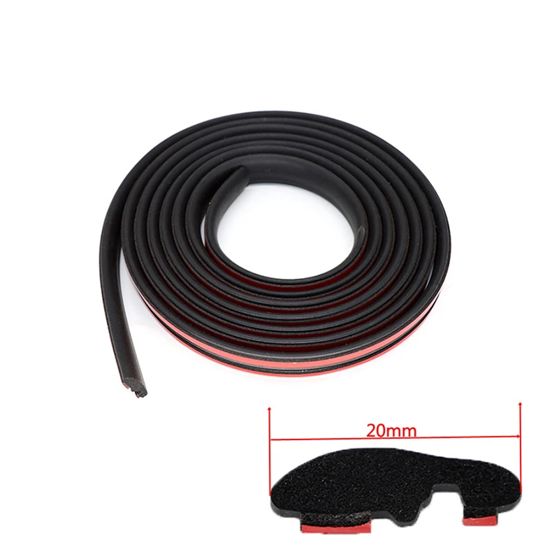 

5meter X 20mm Rubber Seal Car Door Seal Strip For Car Windshield Sunroof Waterproof Dustproof Edge