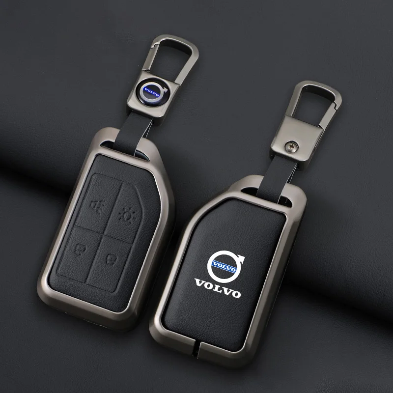 Zine Alloy Car Key Case Shell Cover Holder For Volvo FH16 RC FM EVRO 6 fh CARGO 555 FM Heavy Truck Key Full Protection Accessory