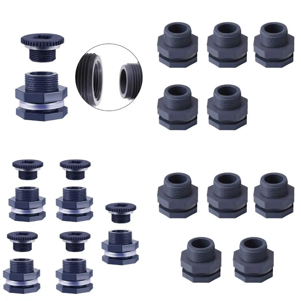 

5pcs ПВХ Пластиковой панцирь для воды в саду адаптер для аквариумов D2rd