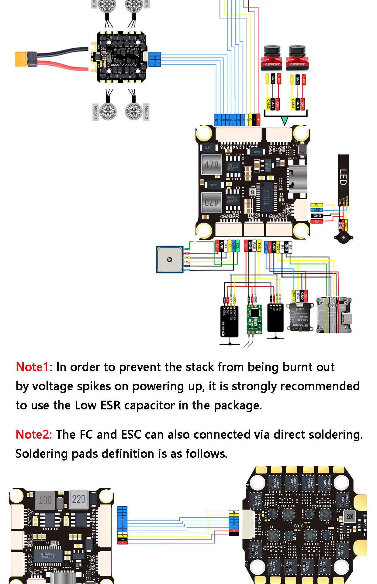 DAKEFPV H743 12S 120A Stack INAV Betaflight Ardupilot H743 FC Flugsteuerung FPV Stack für 13 15 18 Zoll FPV Drohnenrahmen – Detail 15