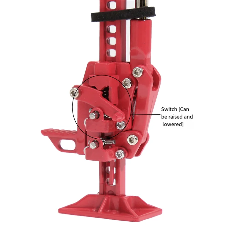 Pólo de escalada de elevação ajustável para atualização de carro RC para 1/10 Z-S1774 W214 RC Acessórios para carro Red-Y44A