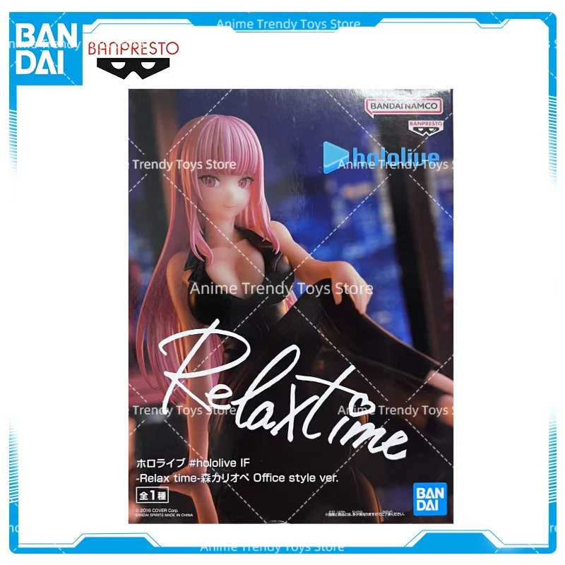 

In Stock Bandai Figure Model Relax Time Hololive Mori Calliope Channel Office Style AnimeCollectible Toys WY