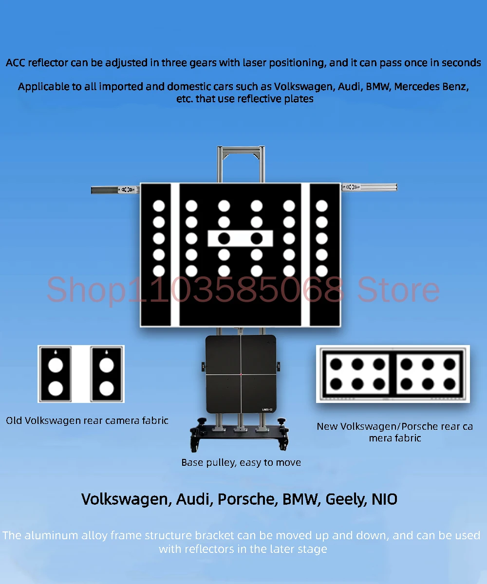 Car Acc Calibration Radar Corner Reflector ADAS Calibration Tool Volkswagen Full Range Radar Camera Calibration