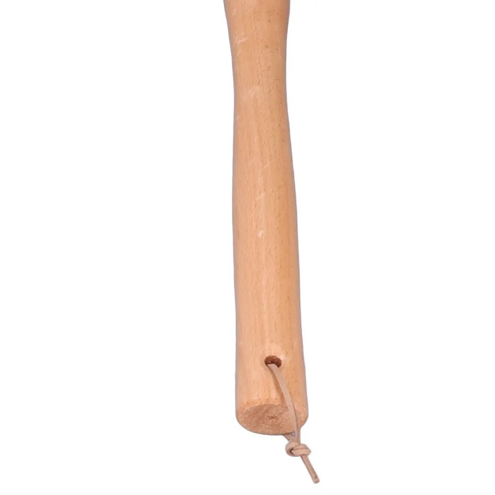 Durable Stainless Steel Pick Axe Detachable Wooden Handle Digging Tools Multifunction Silver Hand Cultivator