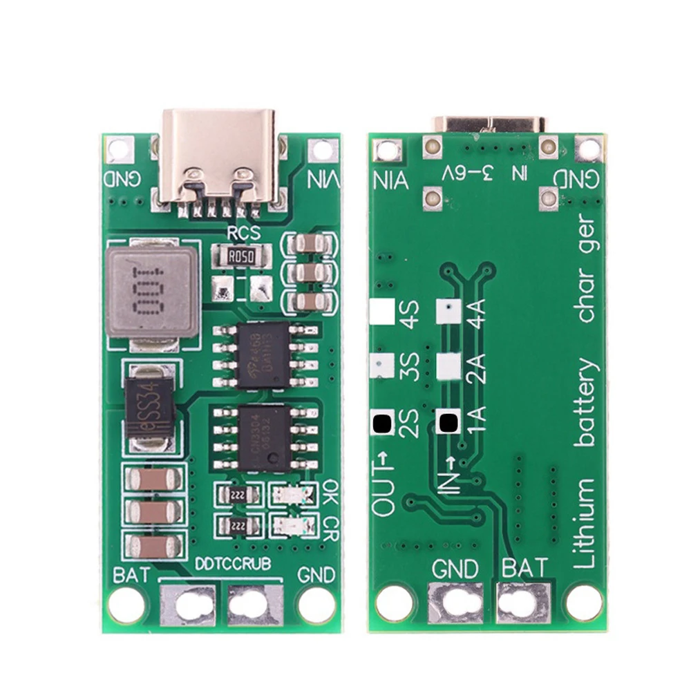 Multi-Cell 2S Type-C To 8.4V 12.6V 16.8V Step-Up Boost LiPo Polymer Li-Ion Charger 18650 Lithium Battery