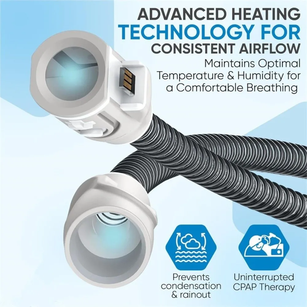 Air Tube Hose Ventilator Pipe Heating Pipes Heating Circuits Respirator Parts Durable Lightweight for Air Sense 10 Series