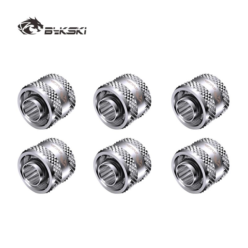 Bykski 4/6/8pcs/Lot G1/4'' Hose Fitting for ID 10mm + OD 13mm Pipe/ ID10mm + OD16mm Soft Tube / Hand Brass Connector B-FT4-TK-V2 view 6