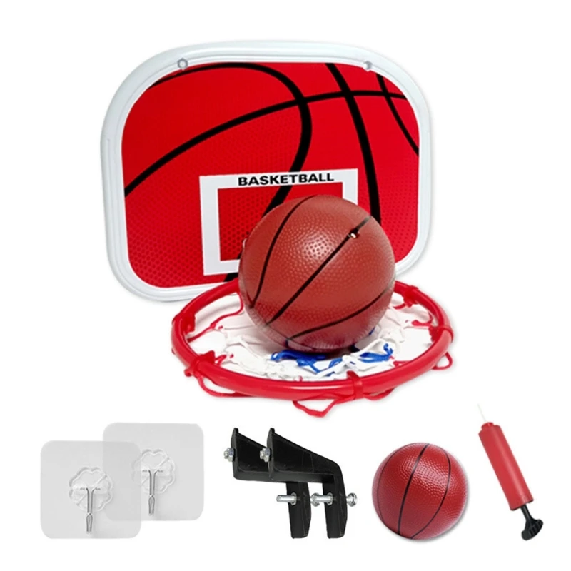 

Quiet Bounce Wall Basketball Set Foam Ball for Children Play for Indoor Exercise