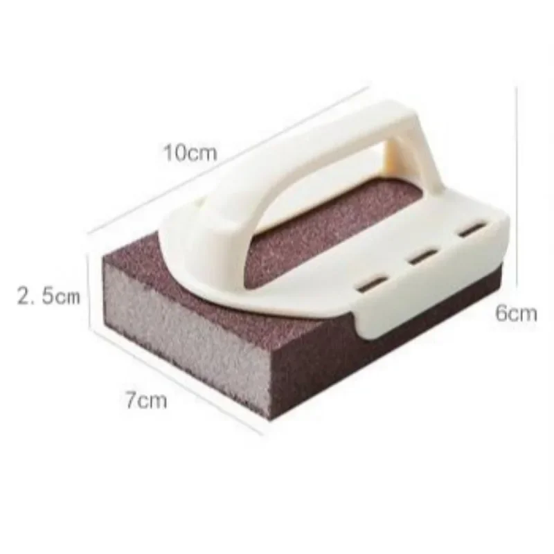 1Pc Sponge Eraser Carborundum Removing Rust Cleaning Brush Descaling Clean Rub for Cooktop Pot Kitchen Sponge