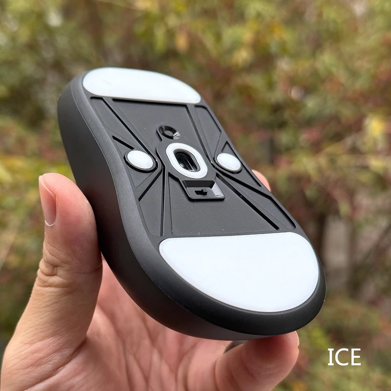 1 Set Ultraglide Mouse Skates Untuk LAMZU INCA Kontrol Rem Kecepatan Senyap Kaki Versi ICE Mouse Glides Kaki PTFE 0.75mm
