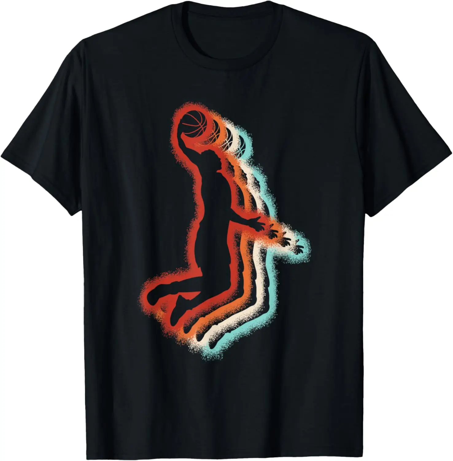 Basketball Player Retro Basketball Lover Men Women Kids T-Shirt