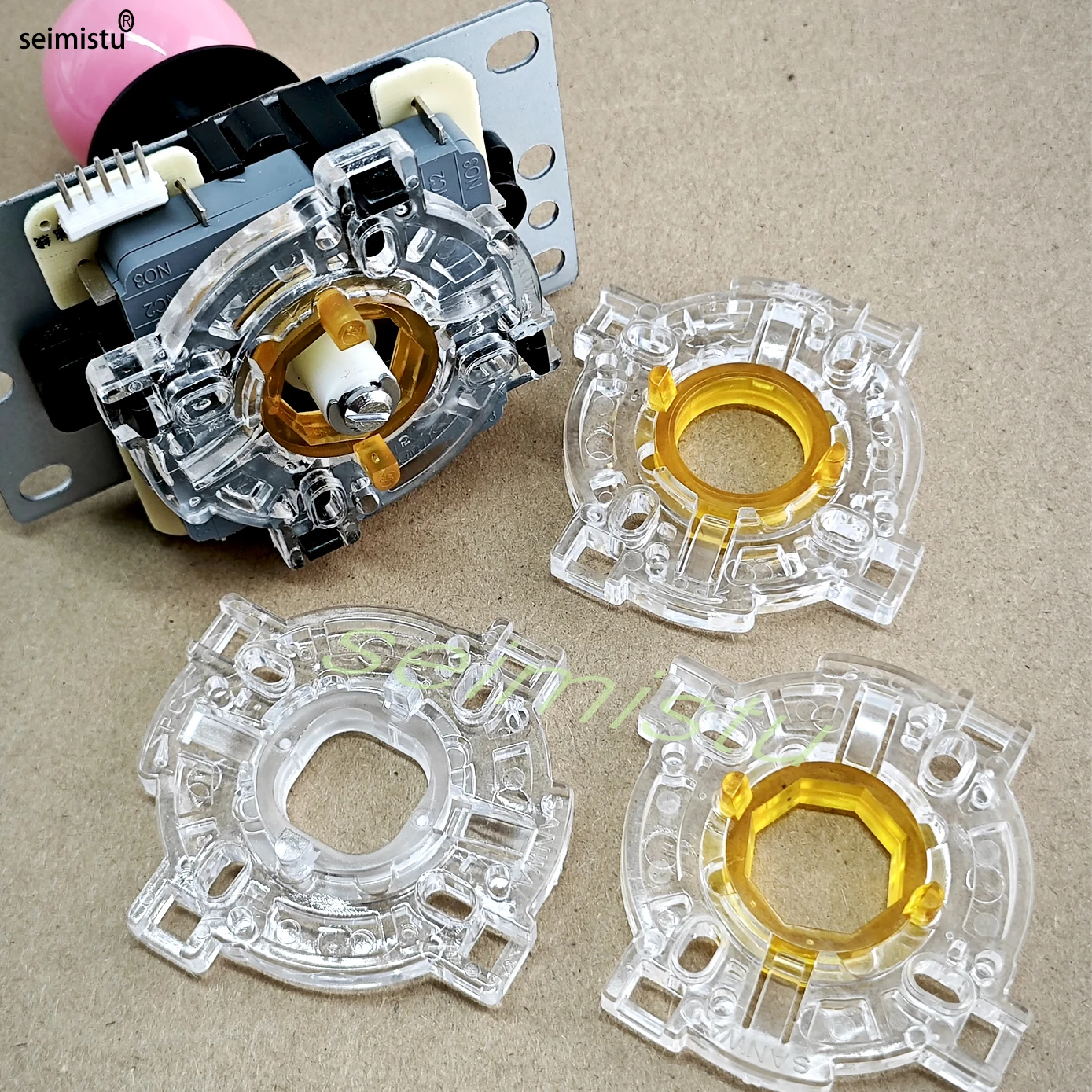 Sanwa GT8 Restrictor Octagonal Square Round Gate Compatible Jlf Tp 8 YT Command Coin Arcade Joystick Board Games Kit DIY Copy