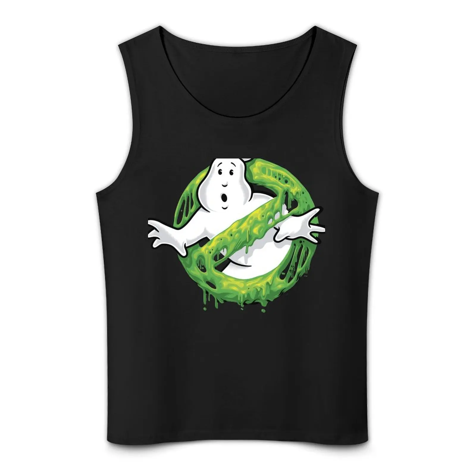 Ghost Hunters Busters Classic Slime Ghost Logo Tank Top gym t-shirts gym clothing men