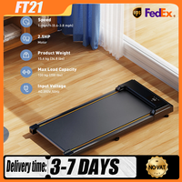 Formill Under Desk Treadmill-2.5HP Motor 1-6 km/h Speed 200LBS Load Multi-Function LED Display Remote Control Compact for Home