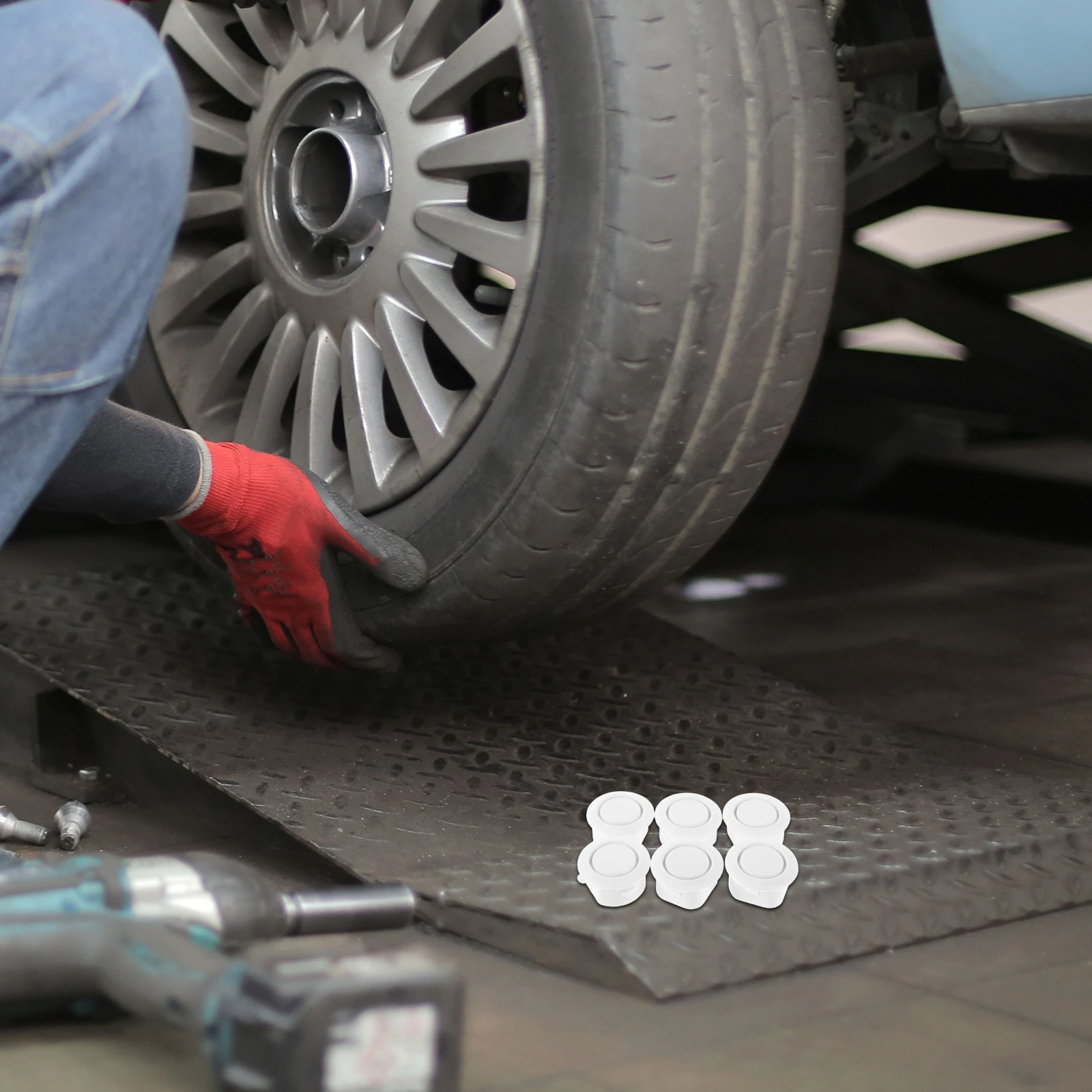 

20pcs Bumper Decorative Cover Plug Durable Smooth Easy Installation Adjustable Protective Rubber Hole Cover Automotive