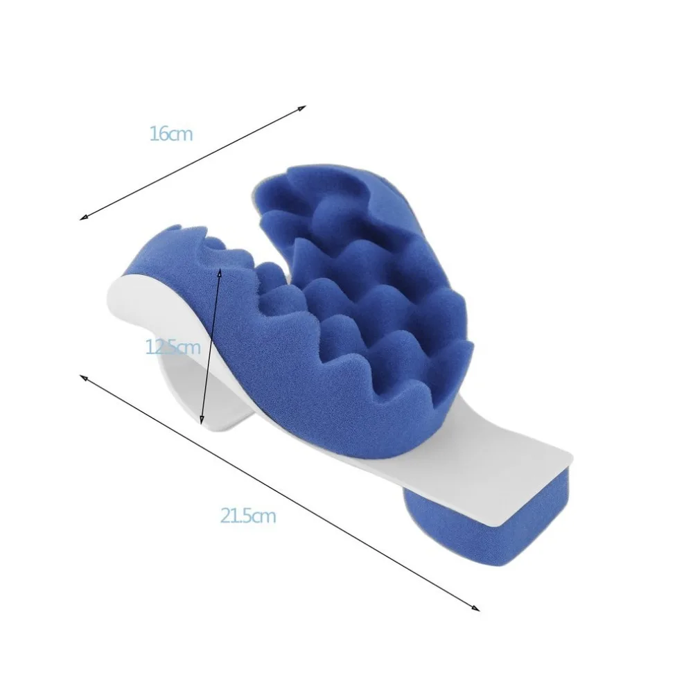 Medical Neck Support Neck Shoulders Relaxer Portable Blue Sponge Releases Muscle Tensions Relieves Tightness Soreness Theraputic