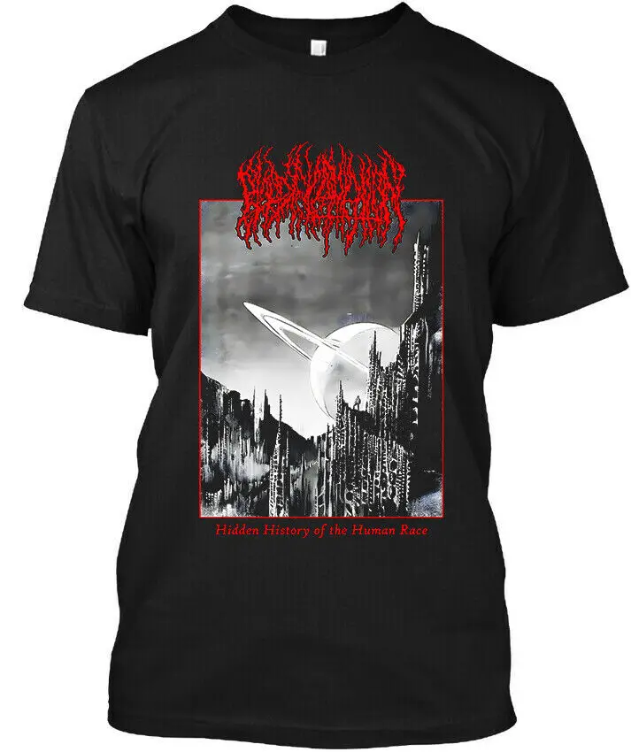 Blood Incantation Hidden History of the Human Race Black T shirt Size S to 2XL  High Quality 100%Cotton Short Sleeve