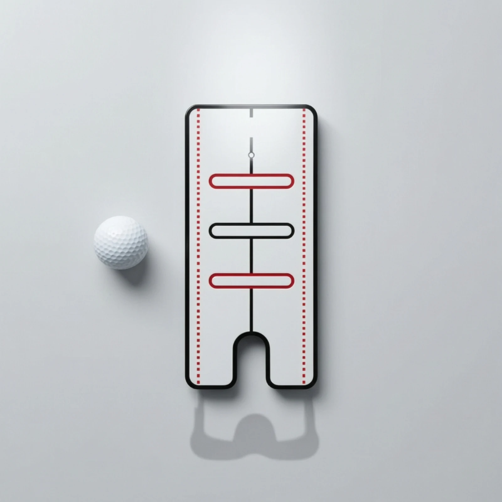 Golf Putting Mirror Accurate Putting Alignment Mirror Portable Repeatable for Golfers