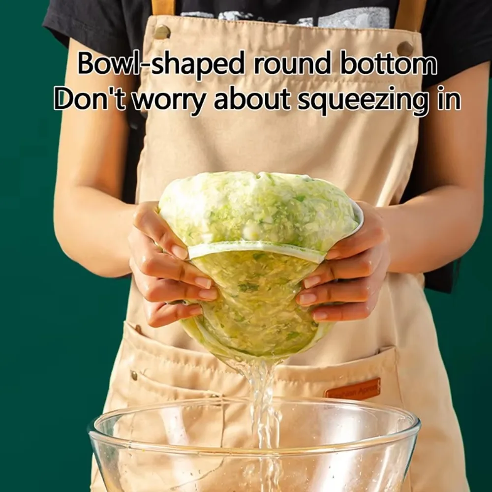 New Bowl Shape Kitchen Food Filter Net Drawstring Anti-blocking Nylon Filter Bags Easy to Clean Reusable Food Dehydrat Strainer
